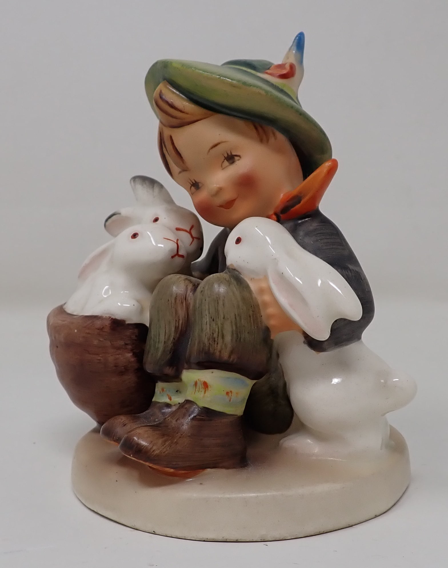 Hummel Goebel 58/0 Boy with Rabbits (1 of 3)