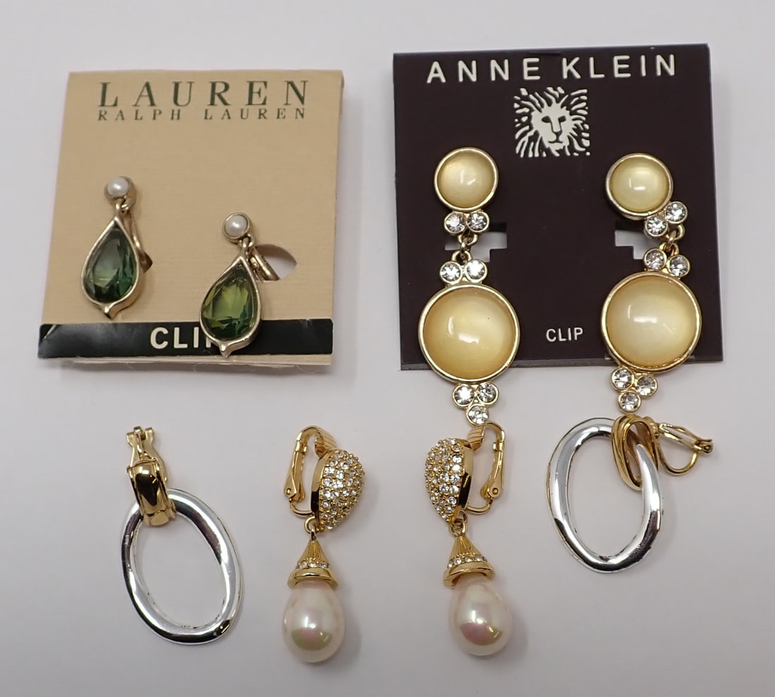 Designer and Other Costume Clip Earrings (1 of 3)