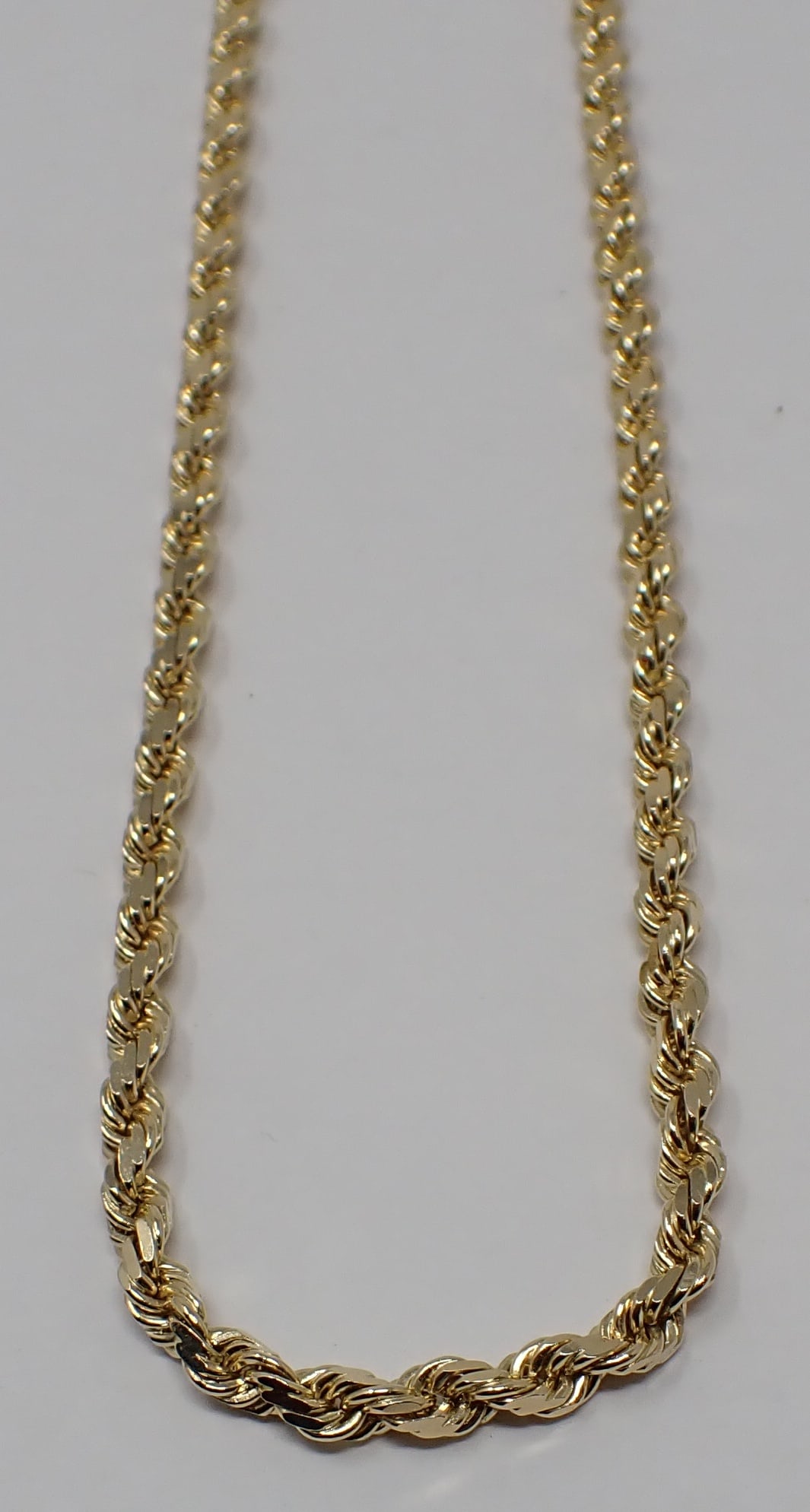 Heavy Gold Rope Chain Necklace (1 of 5)