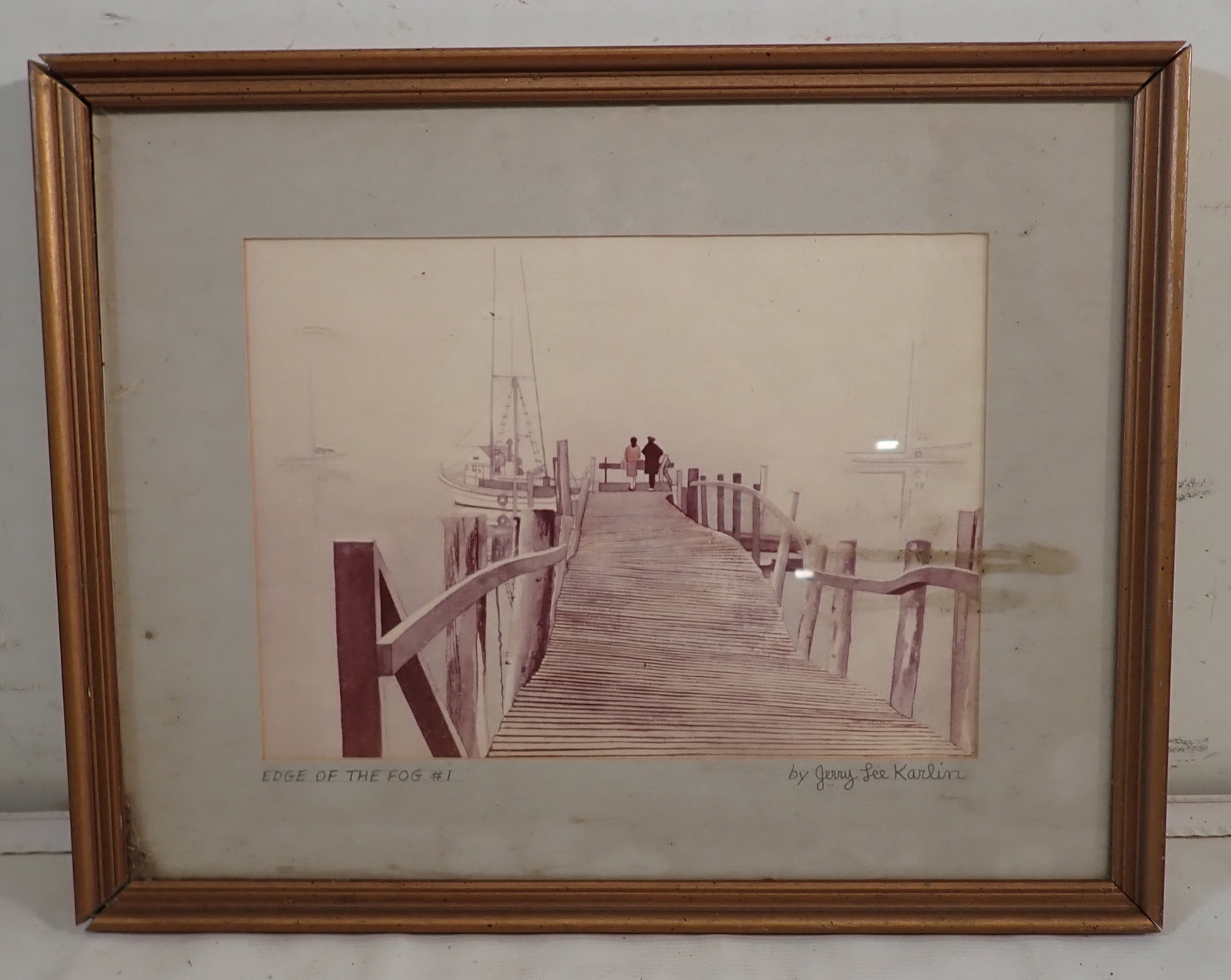 Jerry Lee Karlin Edge of Fog Signed Print (1 of 3)