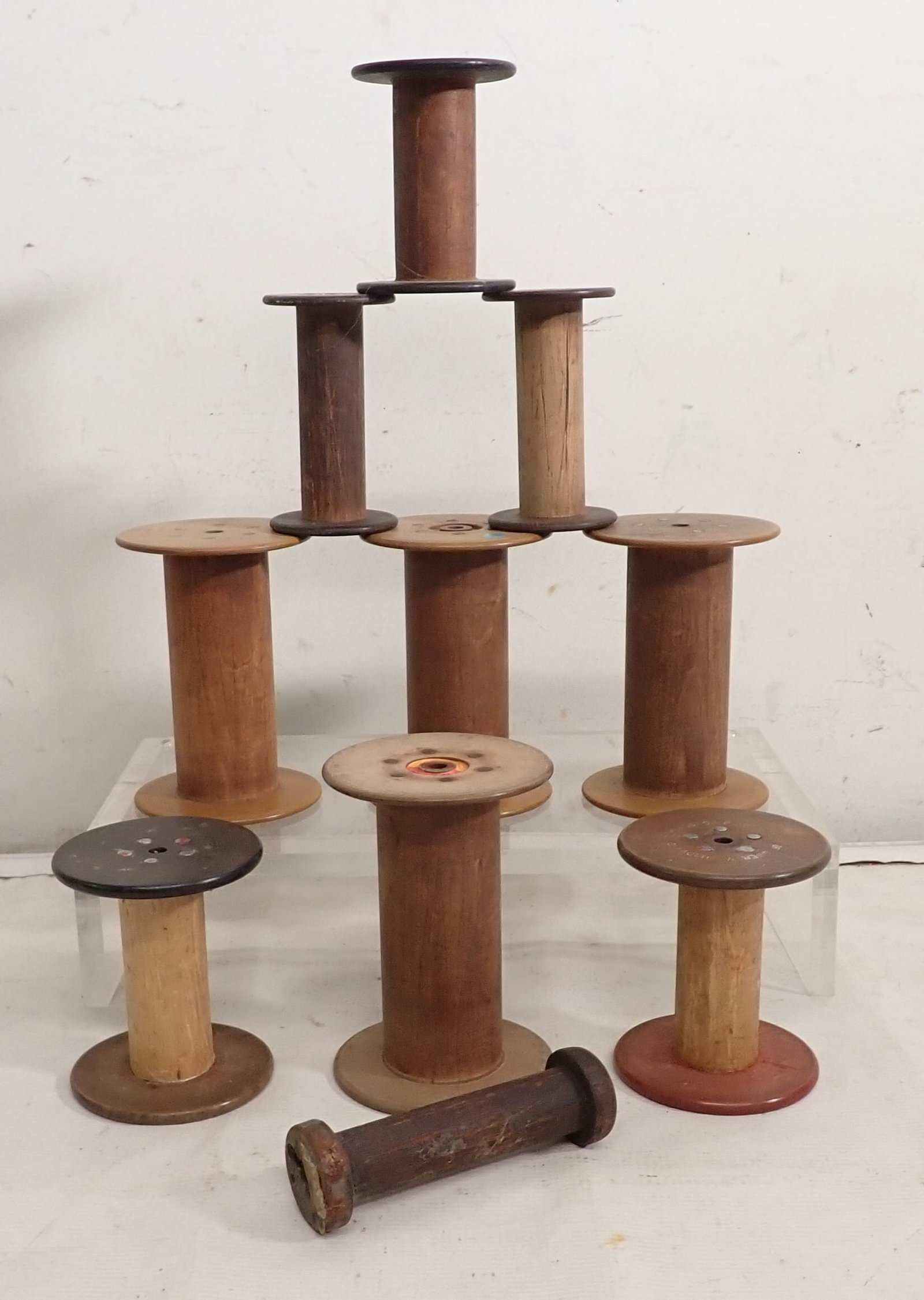 10 Silk / Yarn Thread Spools (1 of 4)