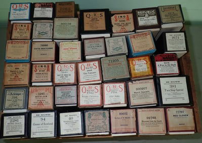 38 Player Piano Rolls incl QRS Imperial Republic