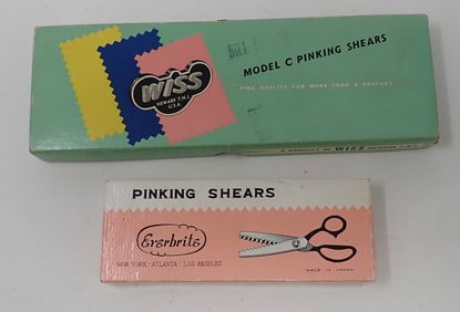 Wiss Model C & Everbrite Size 6 Pinking Shears