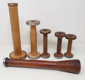 Wooden Thread Yarn Spools