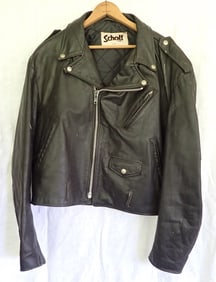 Vintage Schott NYC Leather Motorcycle Jacket