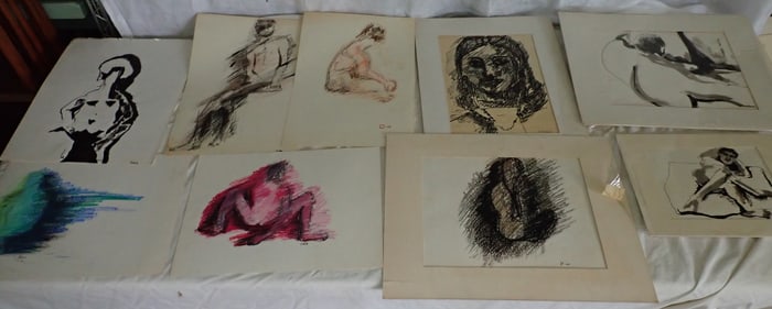 Dina Yellen Art Watercolors Pastel Drawings