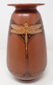 Distel Pottery Dragonfly Vase