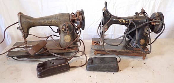 2 Singer Sewing Machines