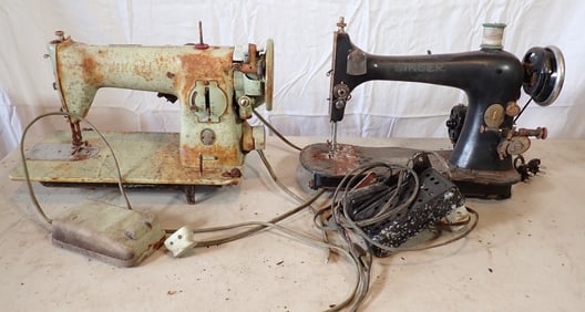 2 Singer Sewing Machines