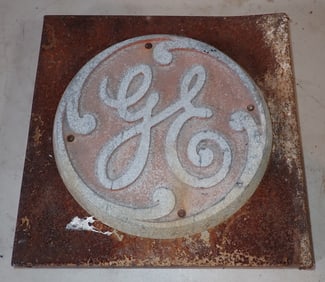 Aluminum GE Plaque