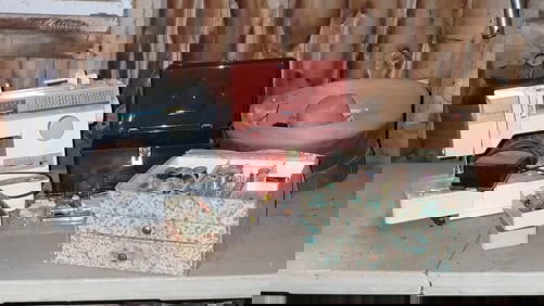 Singer Sewing Machine & Misc Supplies