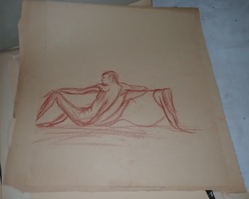 Sketchbook w/ Sketches & Drawings