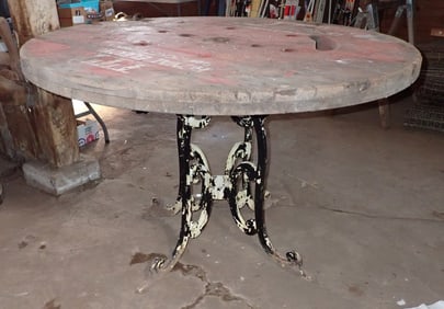 Iron Table Base