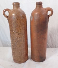 2 Stoneware Bottles incl Roisdorfer