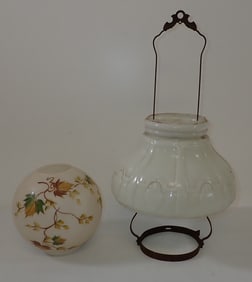 Hanging Lamp Shade w/ Mount & Kerosene Shades