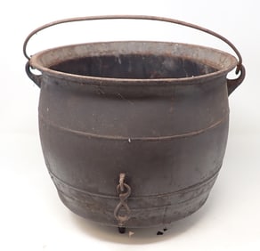 Footed Cast Iron Kettle
