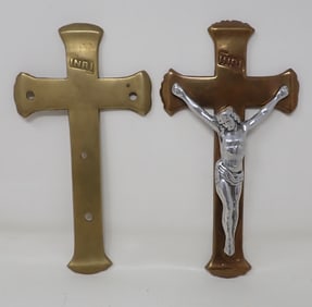 2 Brass Crosses
