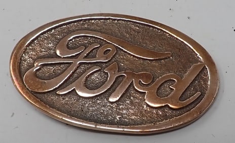 Brass Ford Belt Buckle