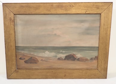 Seascape Oil on Canvas Painting