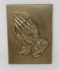 Brass Religious Plaque
