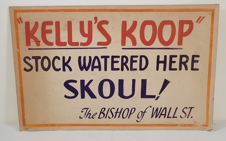 Kelly's Koops Stock Watered Here Sign