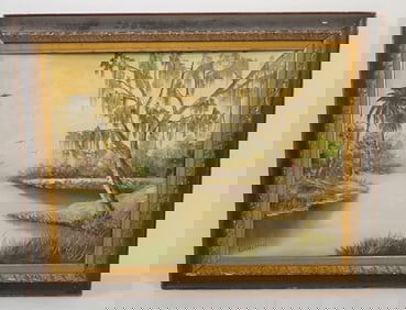 Rosselli Oil on Board Painting