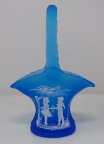 Westmoreland Mary Gregory Basket