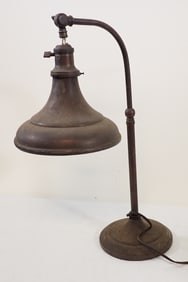 Industrial Brass Desk Lamp