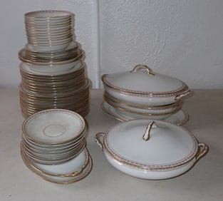 53pcs Limoges Dinnerware