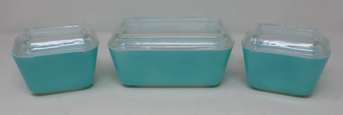 3 Pyrex Refrigerator Dishes