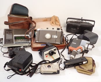 Petri Power Zoom Polaroid 800 Land Camera Misc Electronics