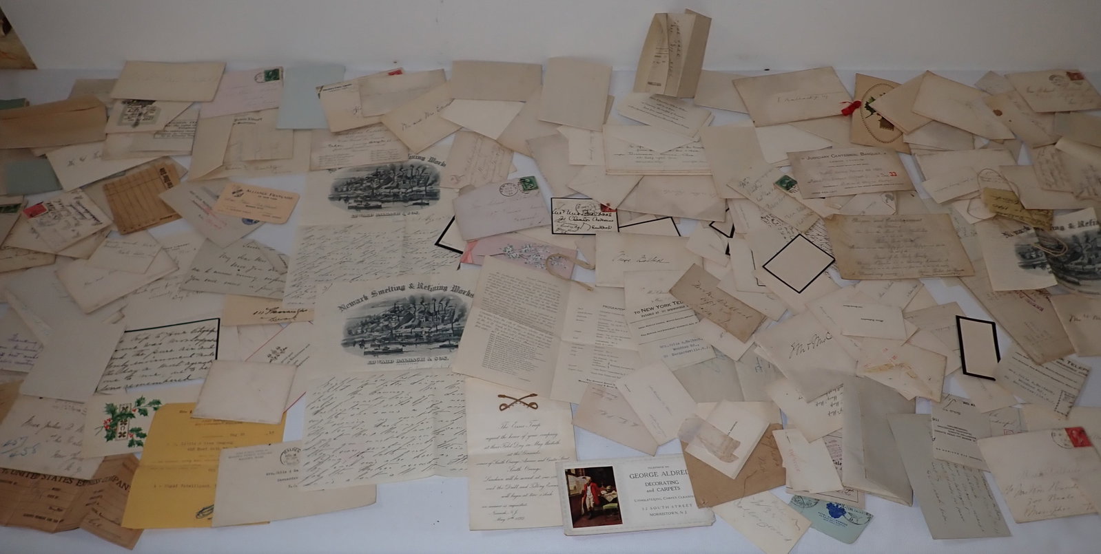 Misc Ephemera: Getting all on table