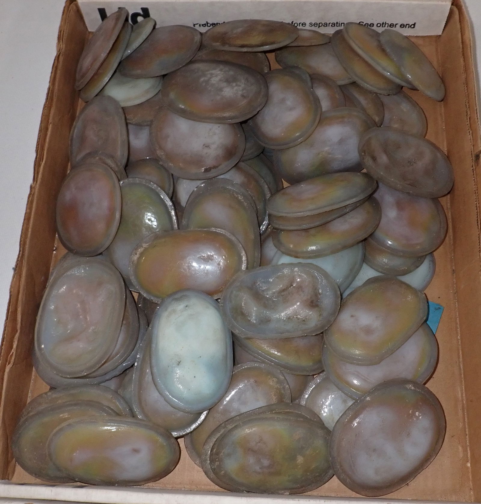 75 Early Opalescent Stained Glass Window Ovals (1 of 5)