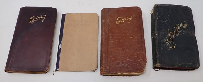 4 Diaries From The 1800's