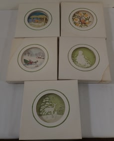 Vernon Ware Christmas Plates