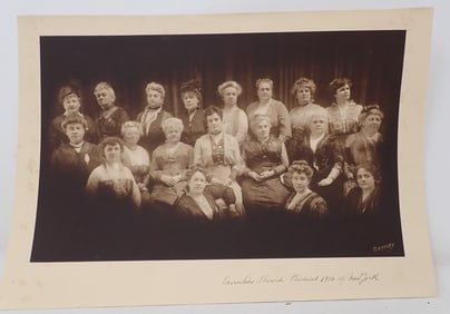 1916 New York Biennial Board Photo Effoley