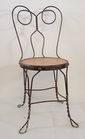 Wire Ice Cream Parlor Chair
