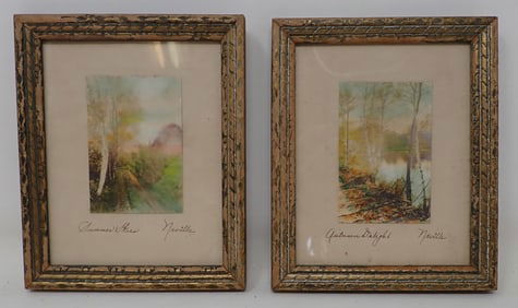 Neville Hand Colored Lithos