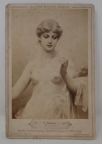 P. Thumann Klotho Nude Cabinet Card