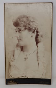 Estelle Clayton Oversized Cabinet Photo Card