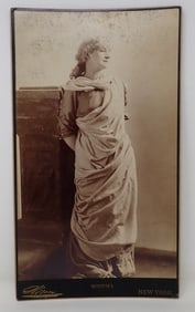 Modjeska Actress Oversized Cabinet Photo Card