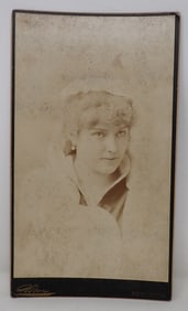 Miss Russell Oversized Photo Cabinet Card