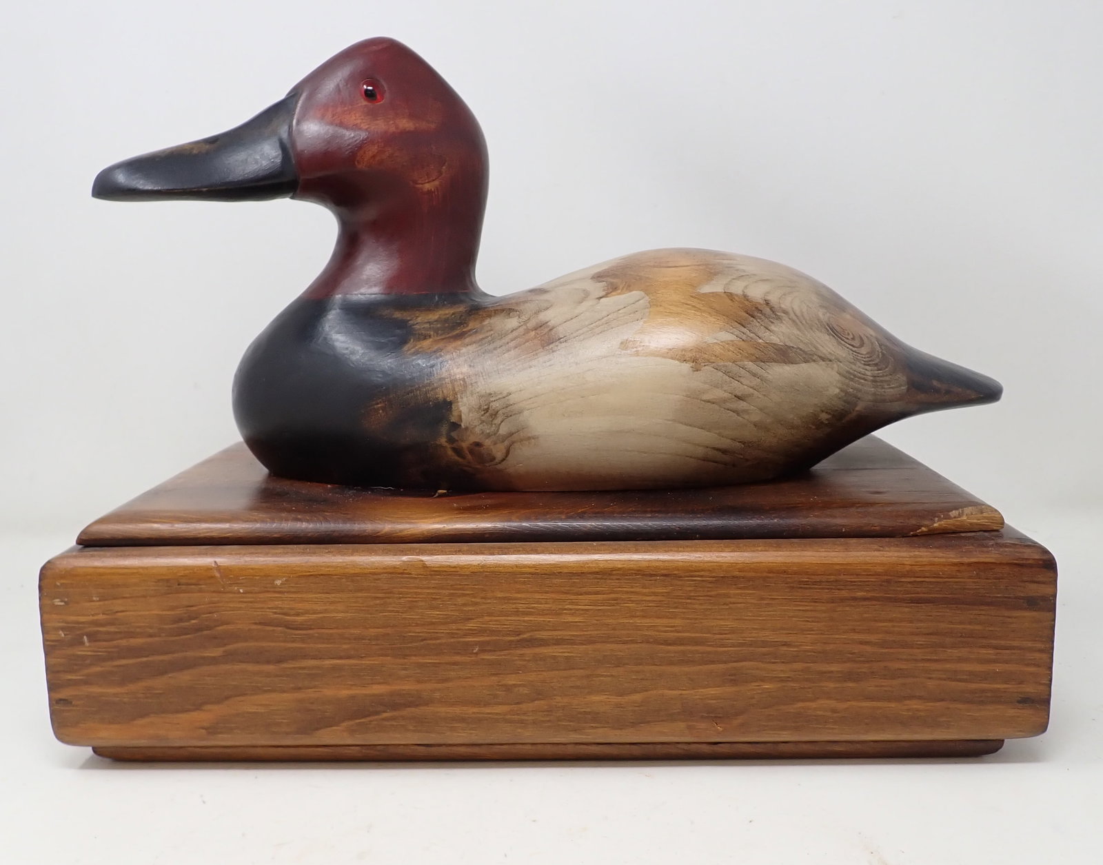 Duck Decoy Mounted on Box (1 of 5)
