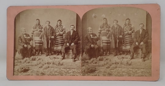 Stereoview Card w/ Native Americans
