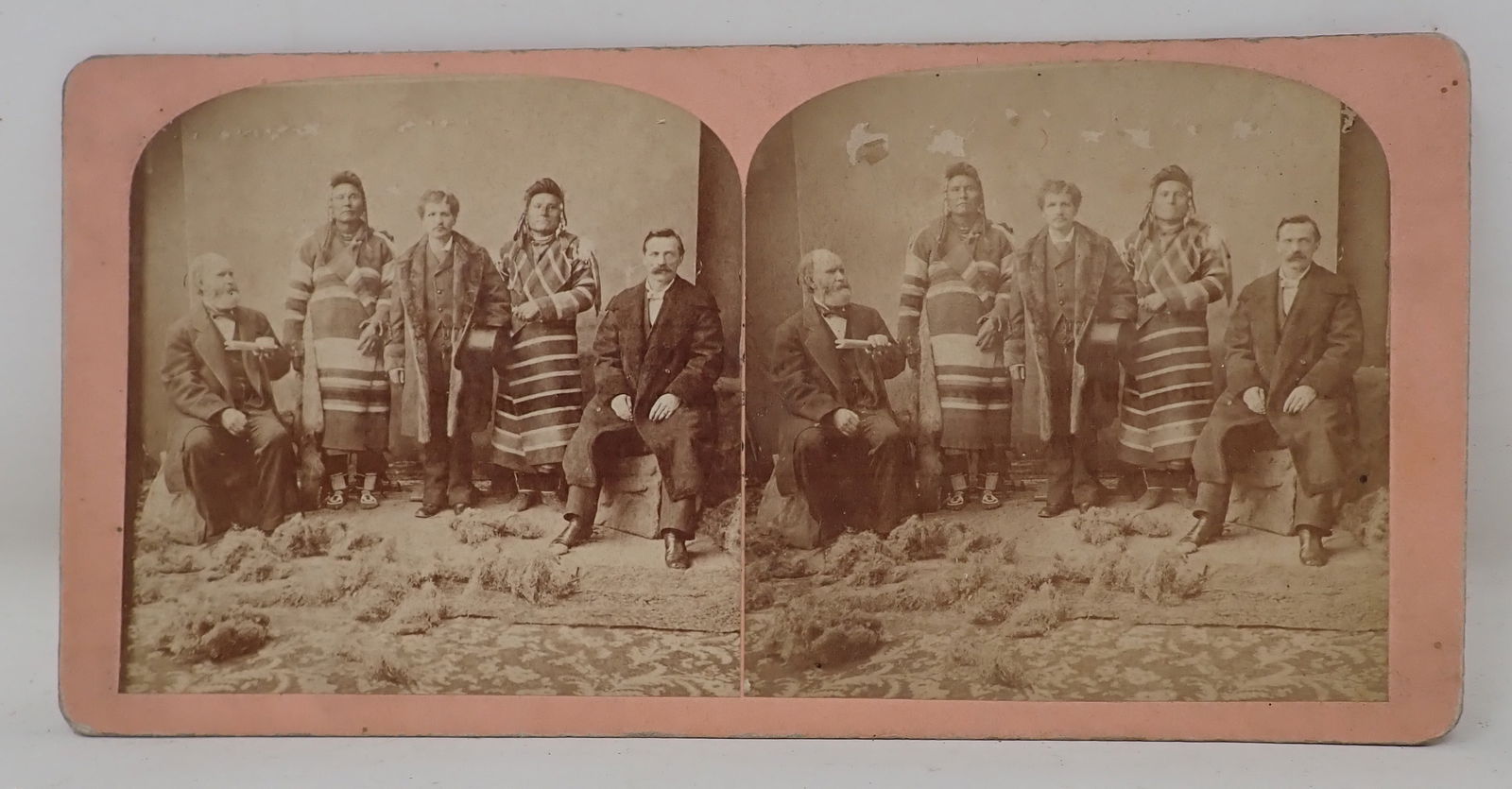 Stereoview Card w/ Native Americans (1 of 3)