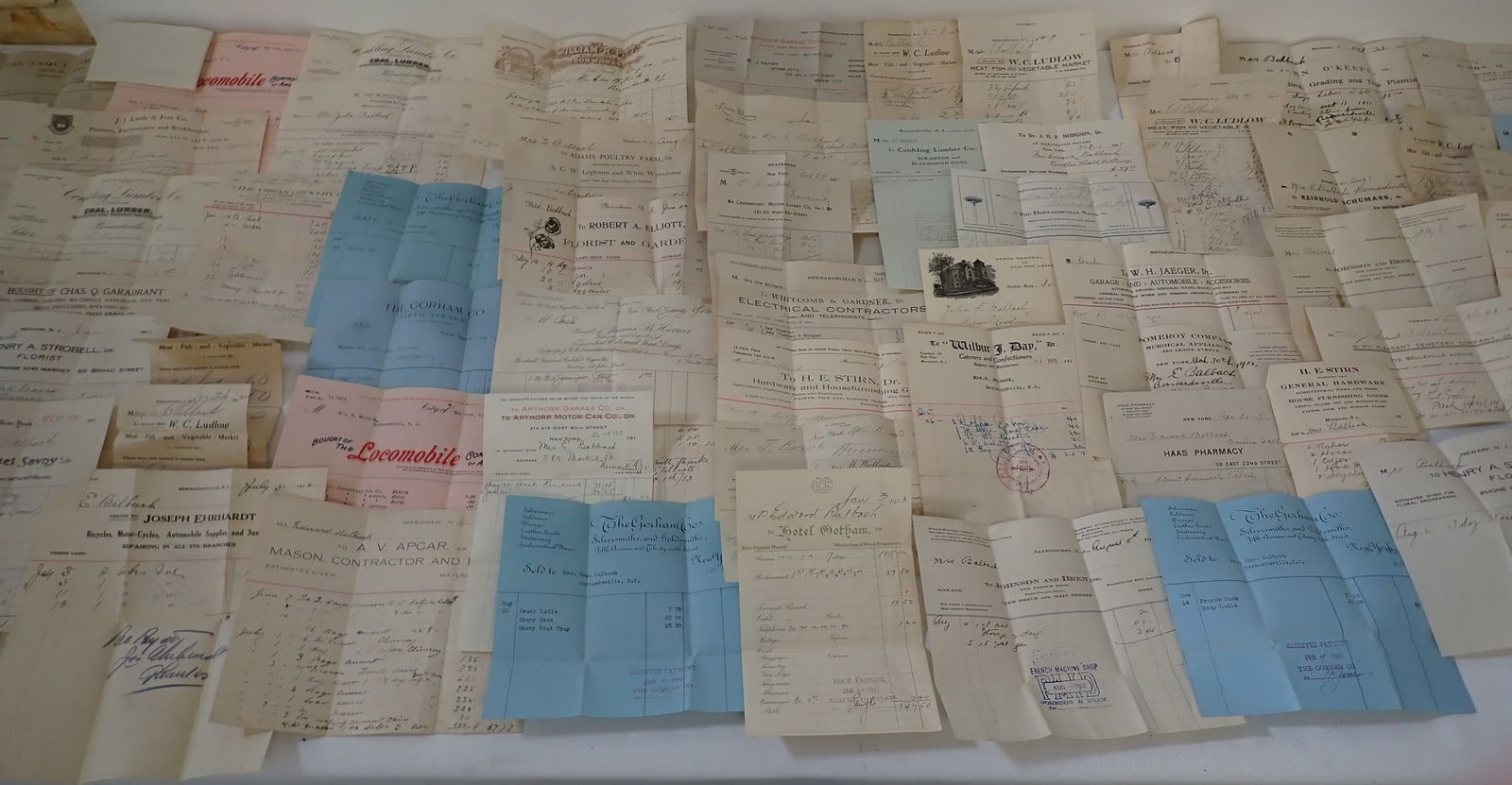 Early 1900's Bill Heads / Receipts (1 of 12)