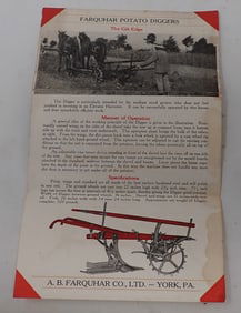 Farquhar Potato Diggers Brochure