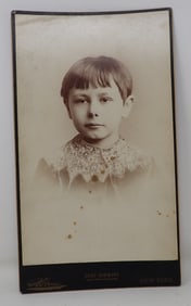 1887 Josef Hofmann Pianist Oversized Cabinet Card