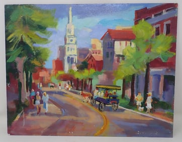 John Reilly Oil Fashioned Ride Painting