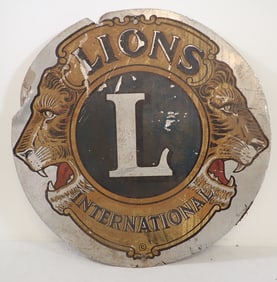 Lions International Aluminum Sign